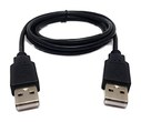   CABLE EXTENSION USB MACHO A MACHO 2.0 1.5 MTS JG-USBMAM