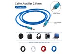   CABLE PLUG A PLUG 1.5M ENGOMADO PUNTA METAL